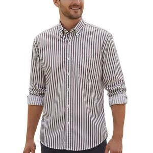 Vintage LL Bean Single Needle Tailoring Men Shirt 16.5 - 33 Striped Button down